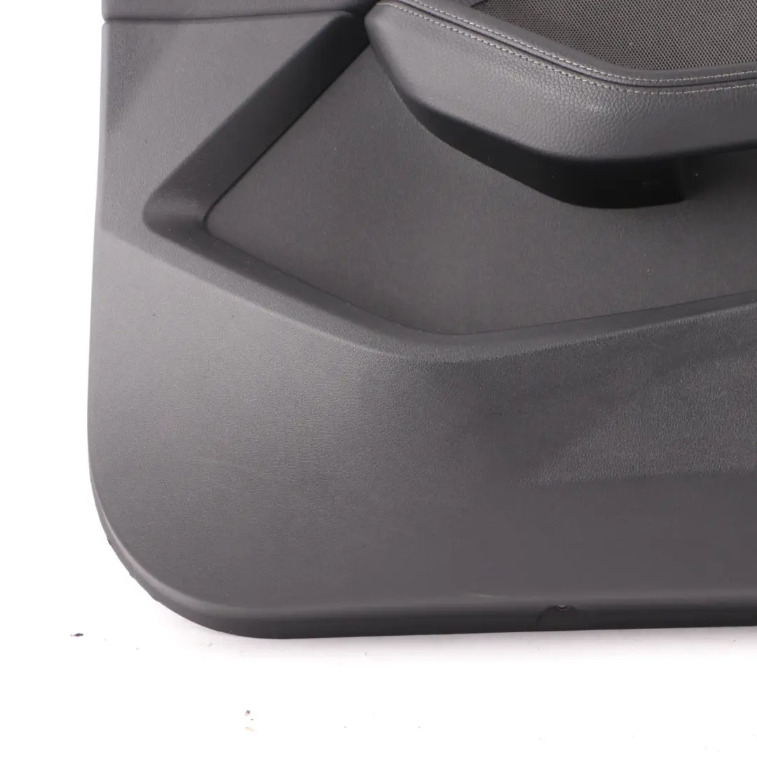 BMW F40 Door Card Front Right O/S Lining Trim Black Perforated Leather Dakota