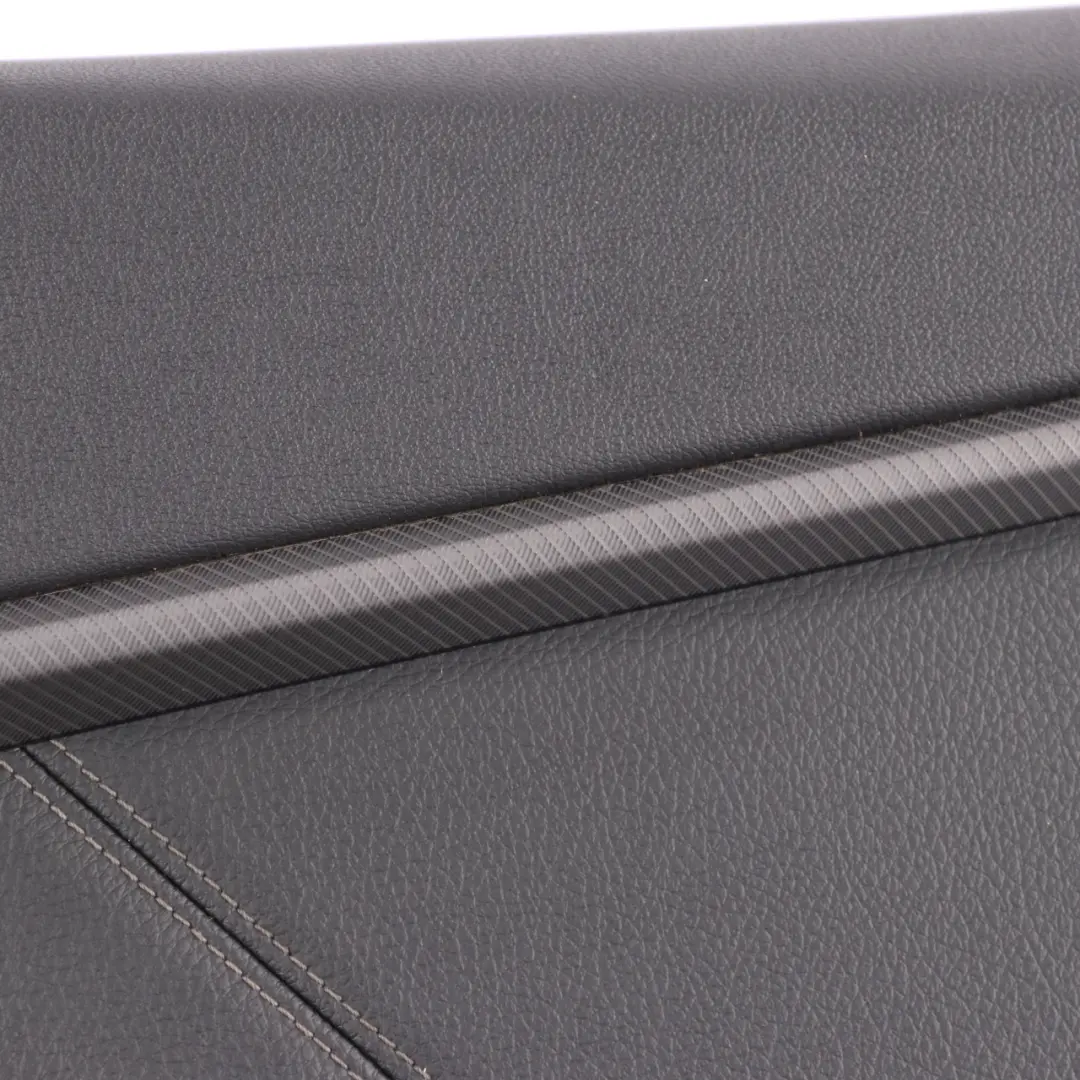 BMW F40 Door Card Front Right O/S Lining Trim Black Perforated Leather Dakota