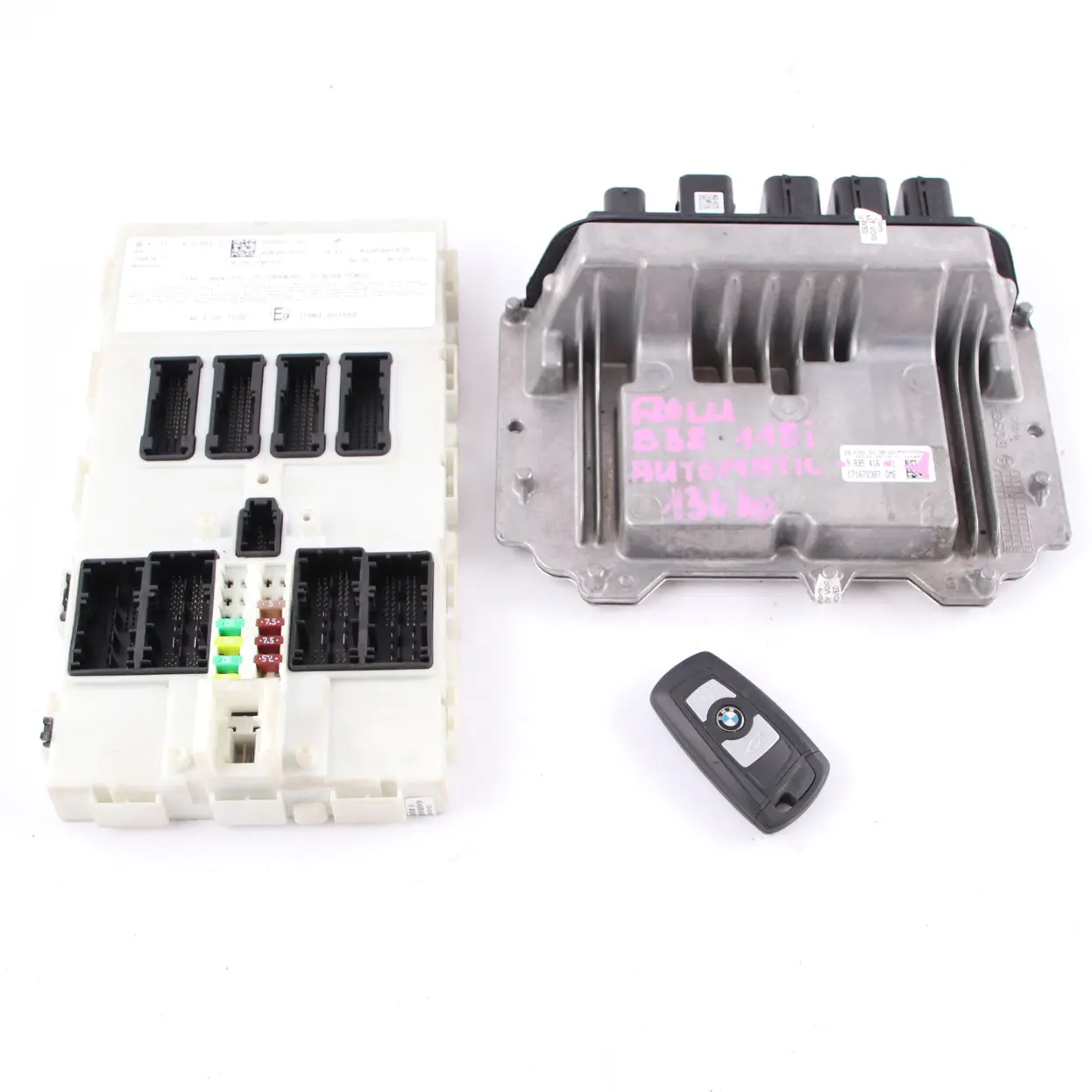 BMW F20 F21 LCI 118i B38 136HP Engine ECU Kit DME 9895416 FEM Key Automatic