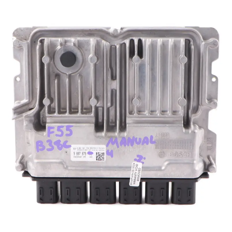 Mini Cooper F55 F56 F60 B38C 1.5 136HP Motor Módulo ECU DME 9897879 Manual