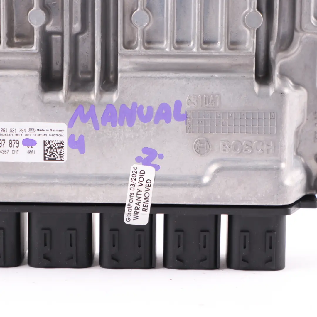 Mini Cooper F55 F56 F60 B38C 1.5 136HP Motor Módulo ECU DME 9897879 Manual