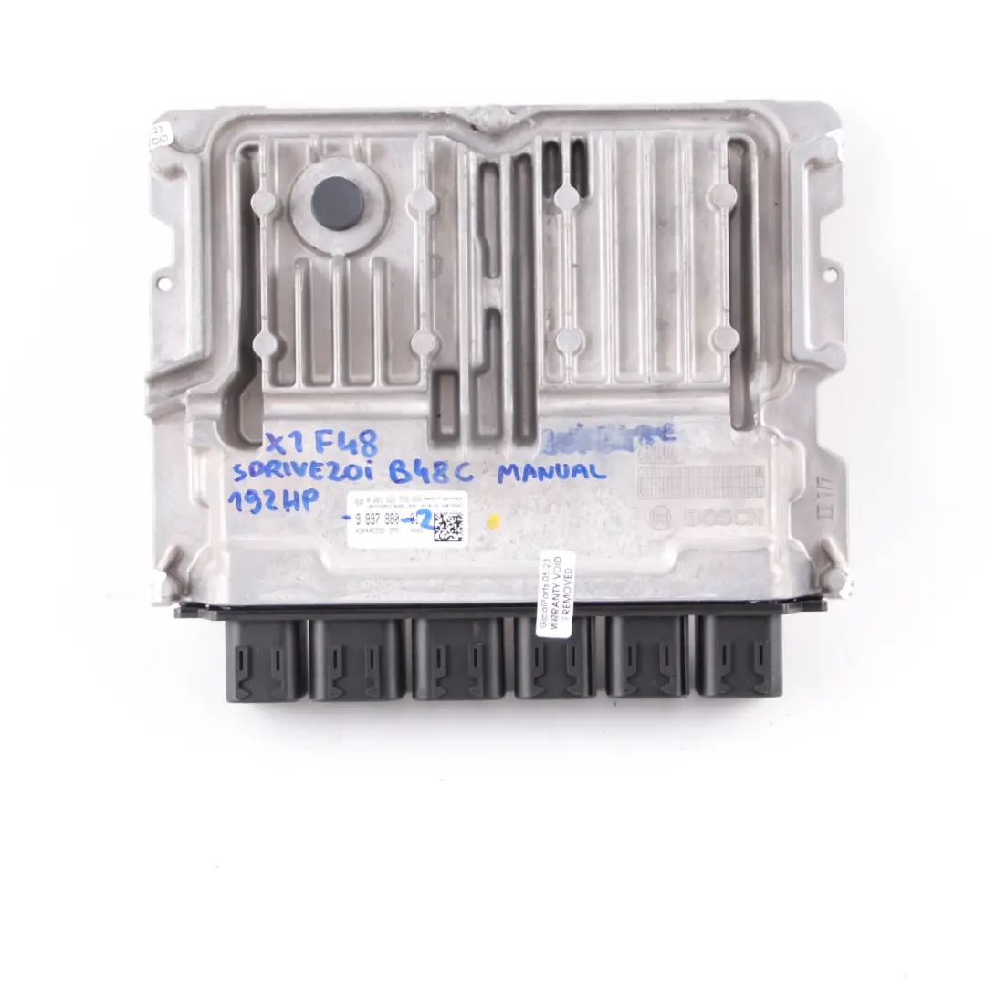 BMW X1 F48 20i SDrive B48C 192HP Petrol Engine ECU Kit DME 9897880 BDC + Key