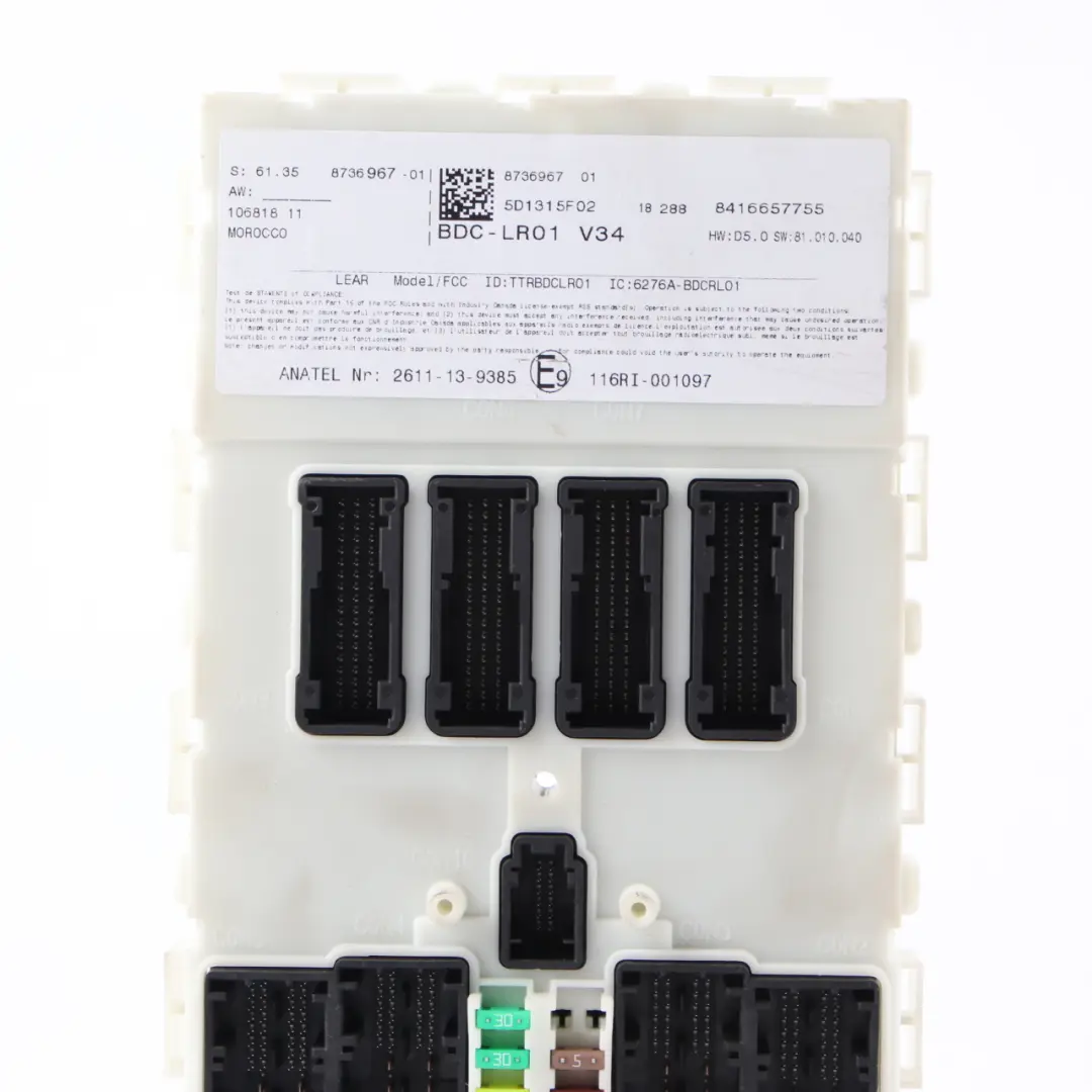 BMW X1 F48 20i SDrive B48C 192HP Petrol Engine ECU Kit DME 9897880 BDC + Key