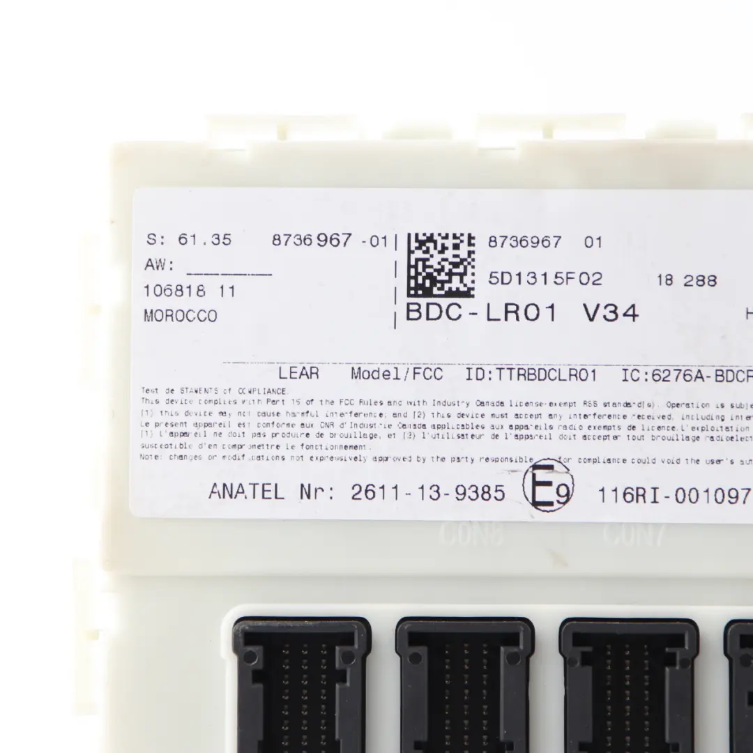 BMW X1 F48 20i SDrive B48C 192HP Petrol Engine ECU Kit DME 9897880 BDC + Key
