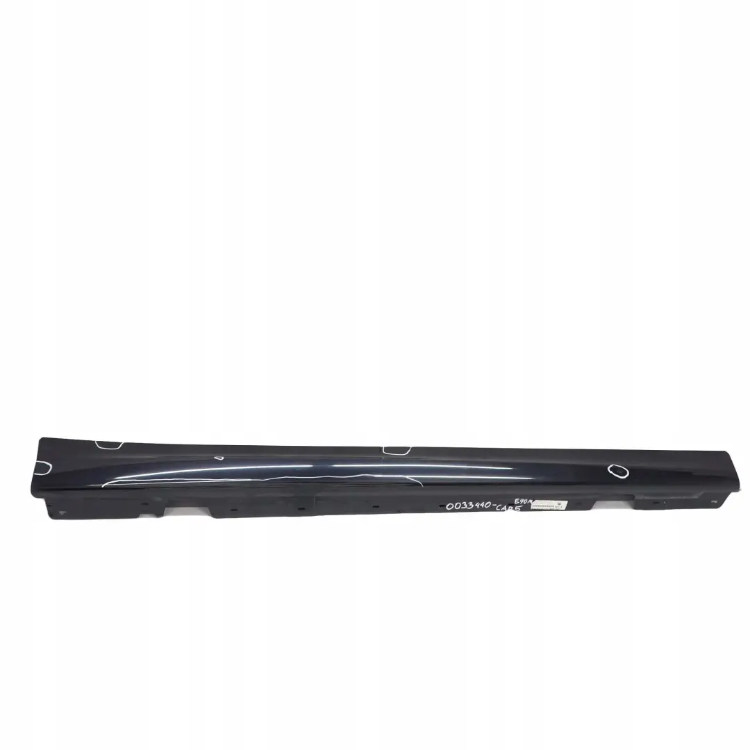 BMW E90 E91 5 M Sport Sill Strip Faldon Lateral Derecho Carbonschwarz Negro 416