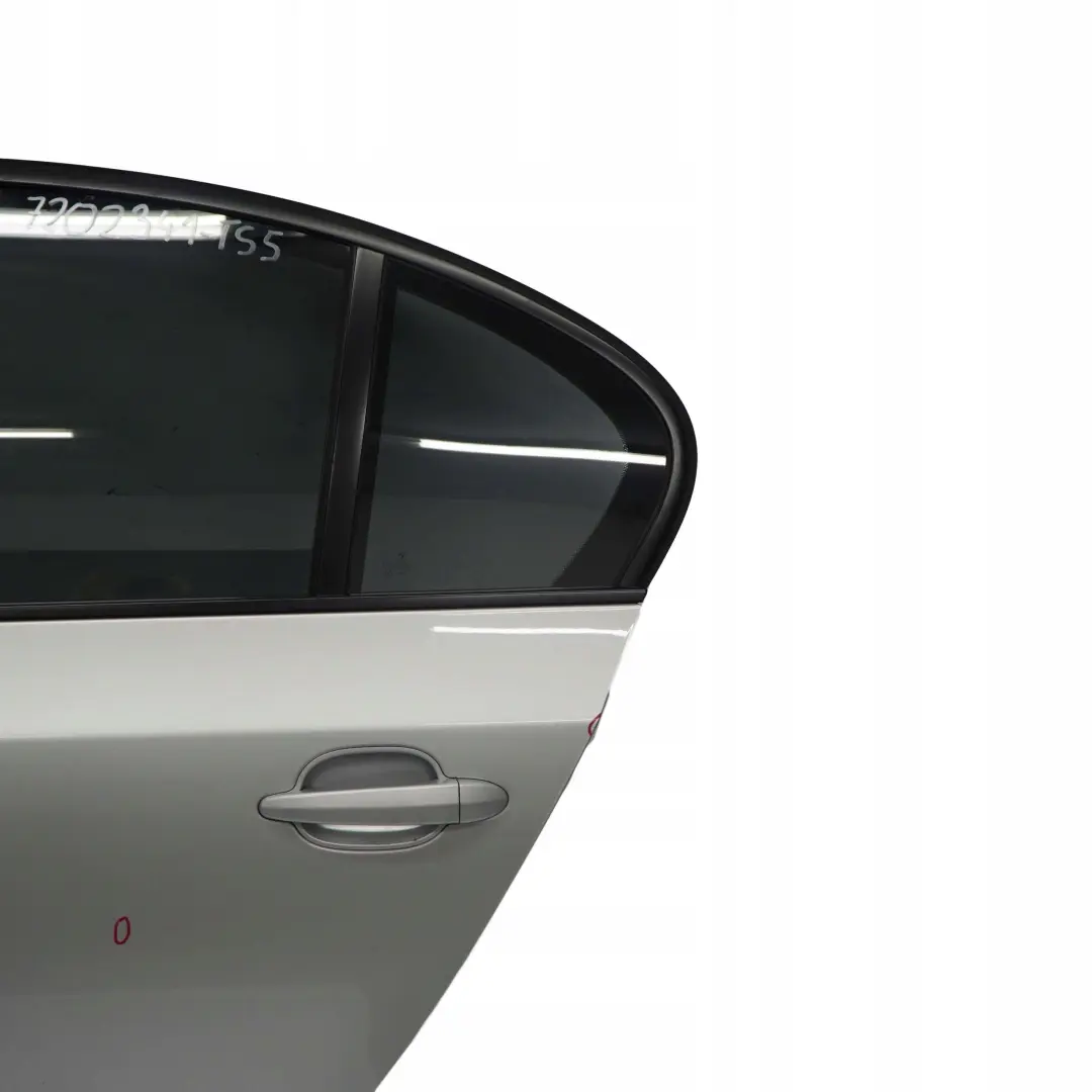 BMW 5 Series E60 5 Rear Left Door N/S Titansilber Titan Silver Metallic - 354