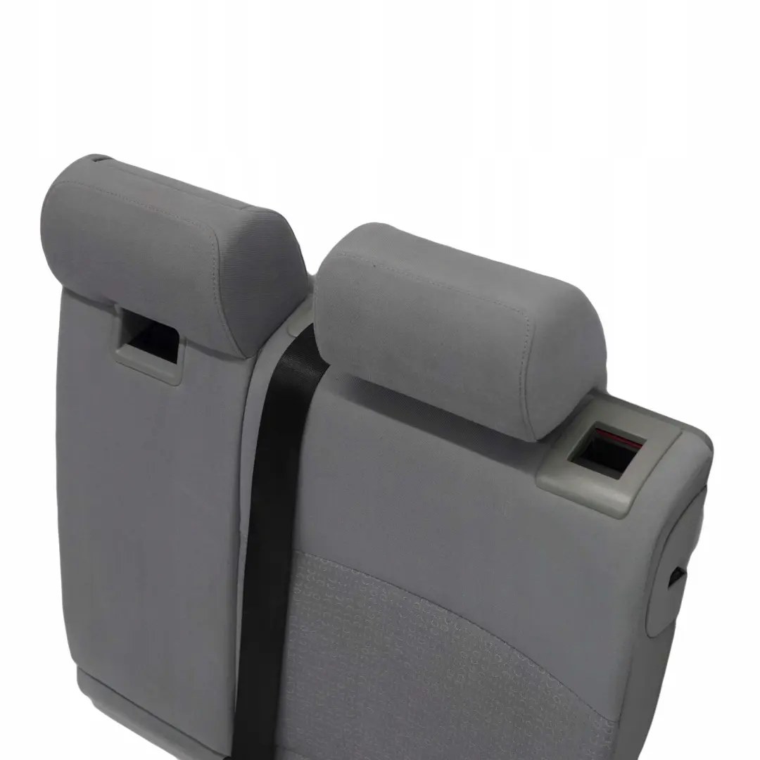 BMW E46 Touring Asiento Trasero Izquierdo Funda Respaldo Tela Jacquard Gris