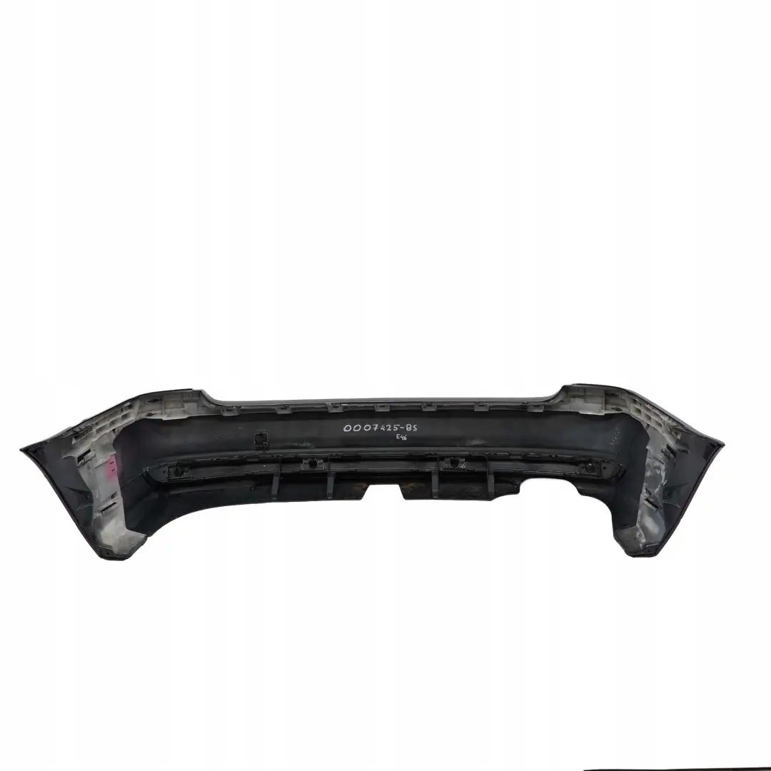 BMW 3 E46 Touring Rear Bumper Trim Panel Black Sapphire Metallic - 475