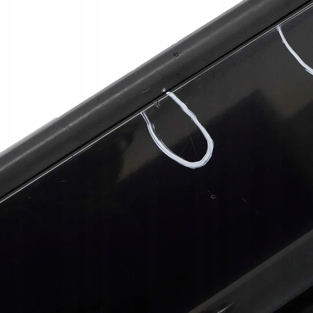 BMW 3 E46 Touring Rear Bumper Trim Panel Black Sapphire Metallic - 475