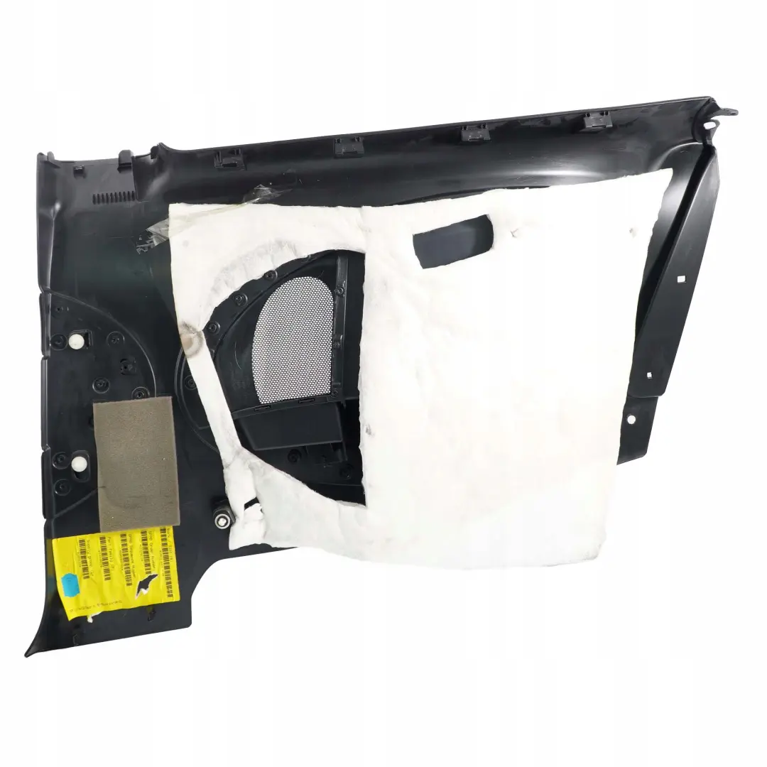 Mini Clubman R55 3 Trasero Izquierdo Lateral Panel De Embellecedor Carbono Negro