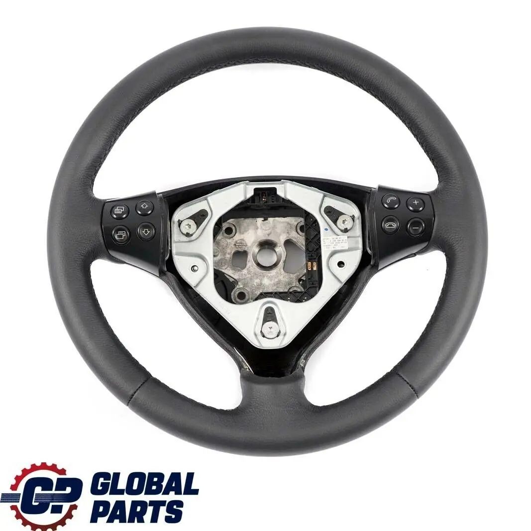 Mercedes-Benz A-Class W169 NEW Black Leather Steering Wheel with Black Threads