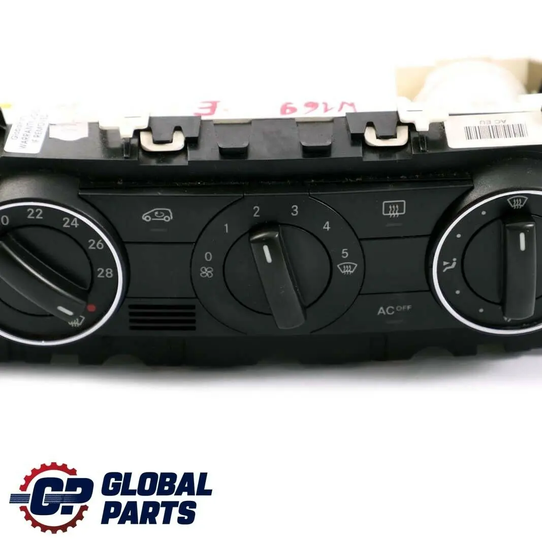 Mercedes-Benz W169 W245 Heater Control Unit Switch Panel A1698300585