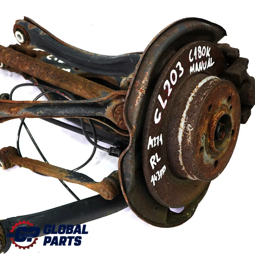 Mercedes-Benz C-Class W203 C 180 K Rear Left N/S Suspension Leg Brake Wheel Hub