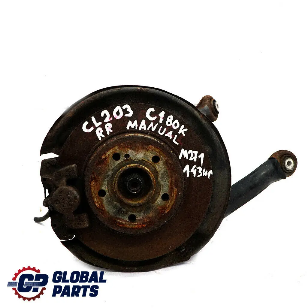 Mercedes-Benz C-Class W203 C 180 K Rear Right O/S Suspension Leg Brake Wheel Hub