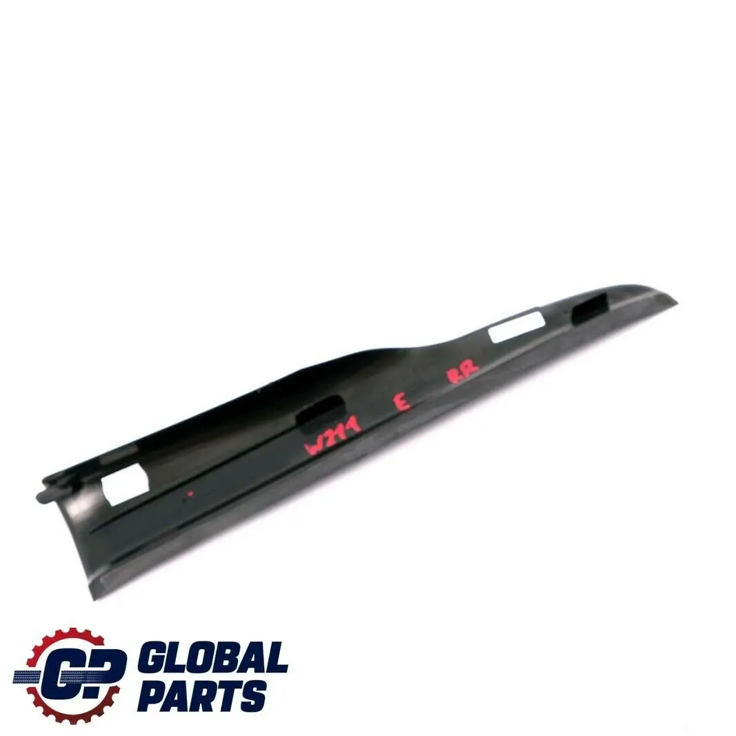 Mercedes-Benz E-Class W211 Door Sill Strip Rear Right Black A2116800635