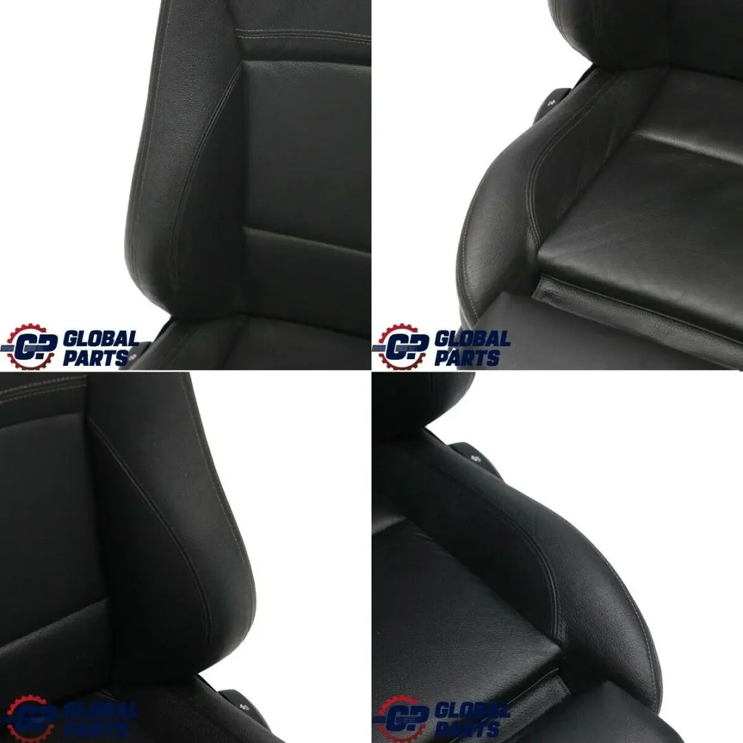 BMW E90 LCI M SPORT Sitz Sitzheizung Sportsitze Schwarz Leder Sitze Vorne Hinten