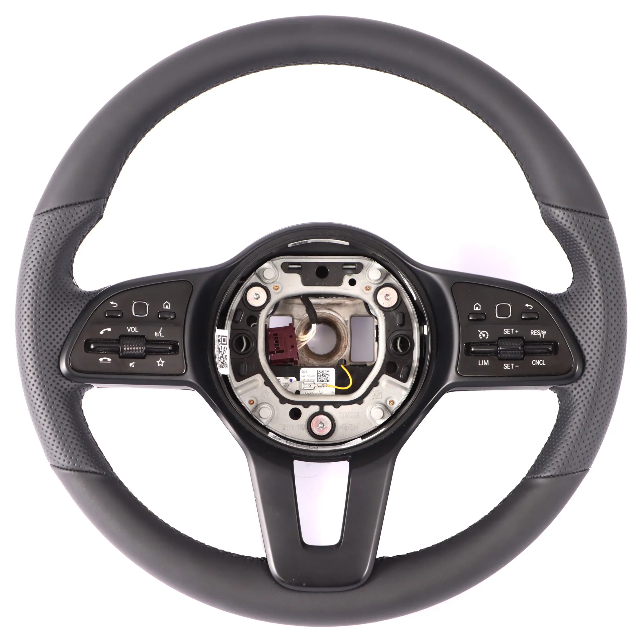 Steering Wheel Mercedes W177 W205 NEW Black Leather Multifunction A0040053699