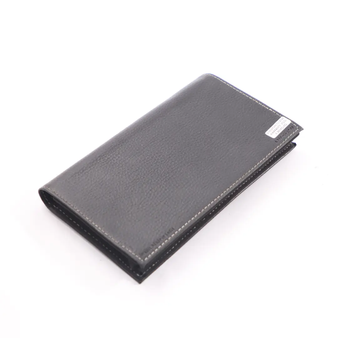 Funda para documentos Mercedes W205 Manual del propietario Cartera de piel