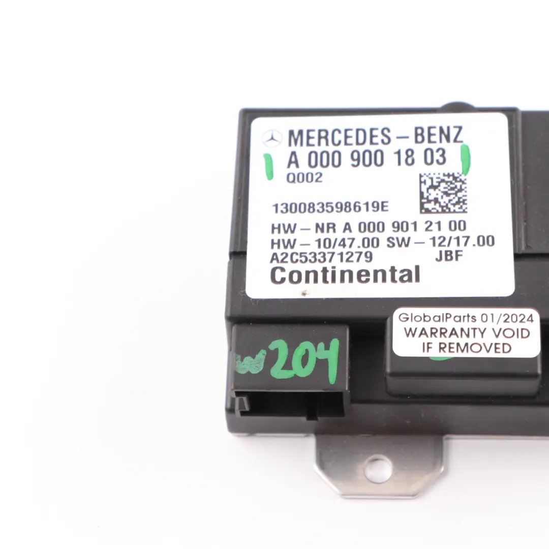 Mercedes W176 W204 C207 C218 W246 Fuel Pump Control Module A0009001803