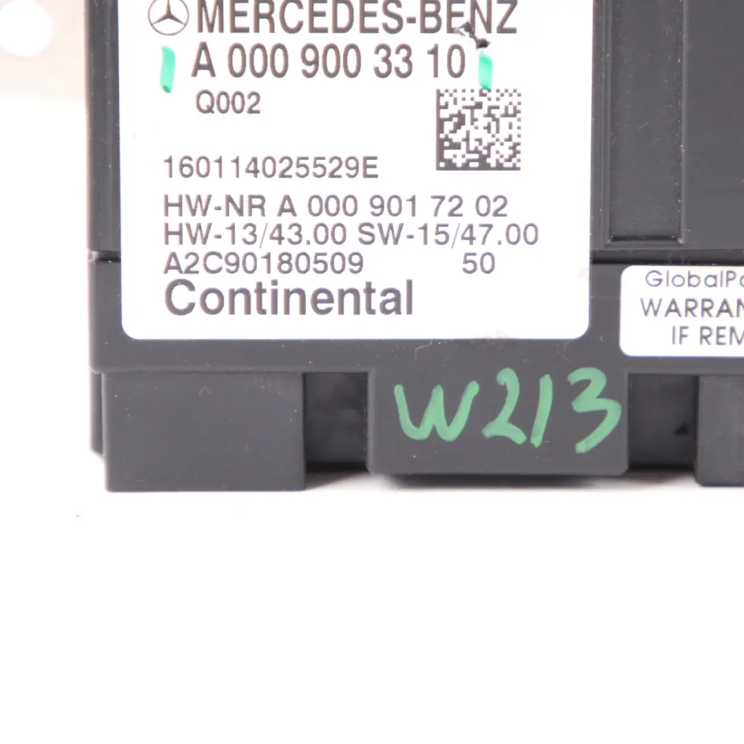 Mercedes W205 W213 Moduł Sterownik Pompy Paliwa ECU A0009003310