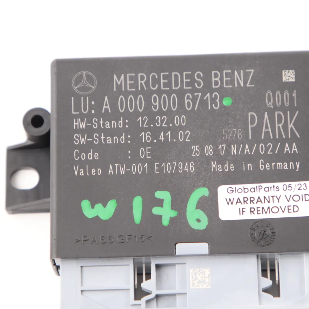 PDC Module Mercedes W176 W246 Unité contrôle distance l'aide A0009006713