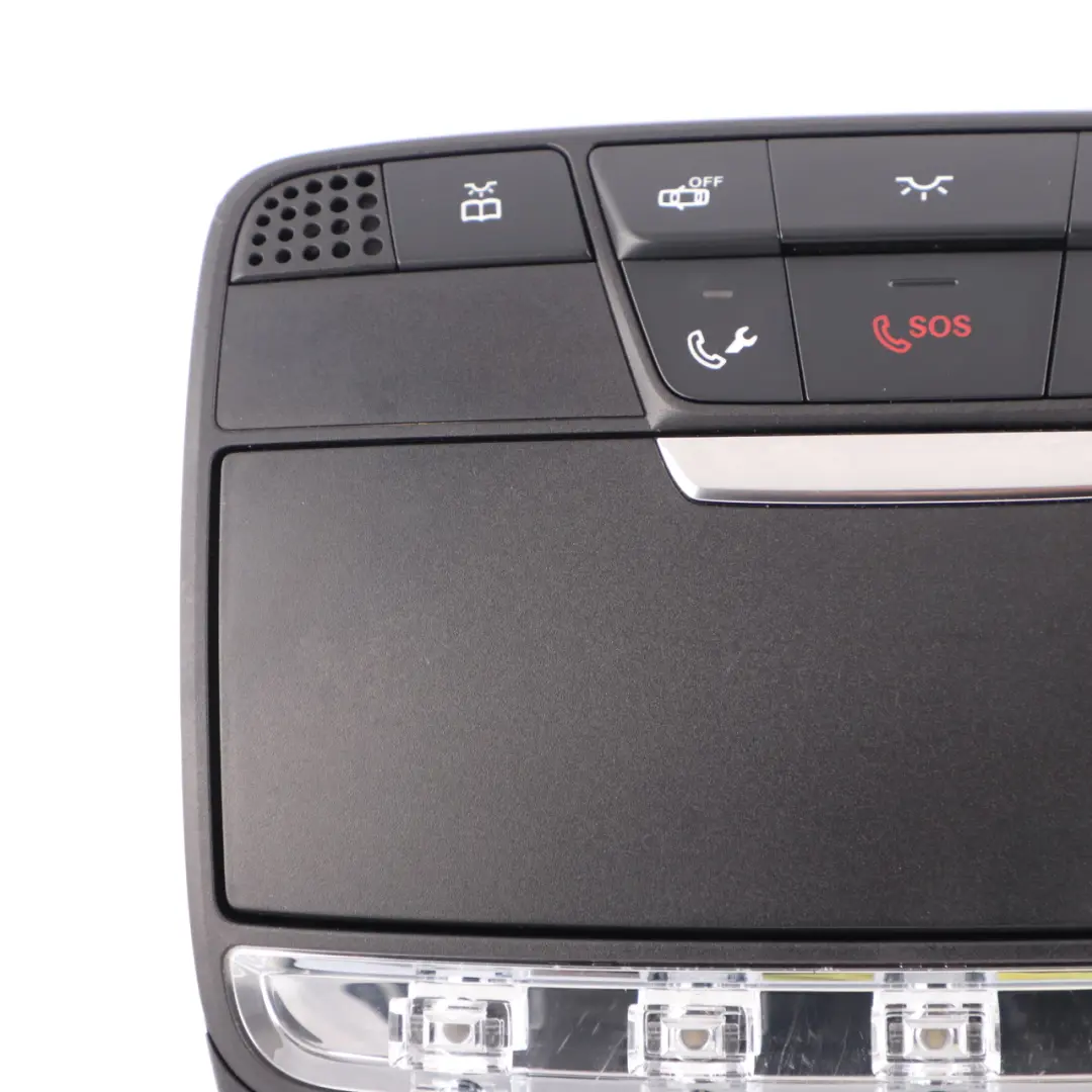 Lámpara cabina Mercedes W205 Interior Techo Luz Interruptor Negro A0009008407