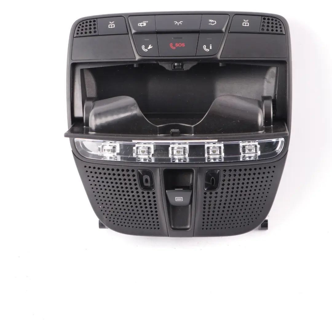 Lámpara cabina Mercedes W205 Interior Techo Luz Interruptor Negro A0009008407