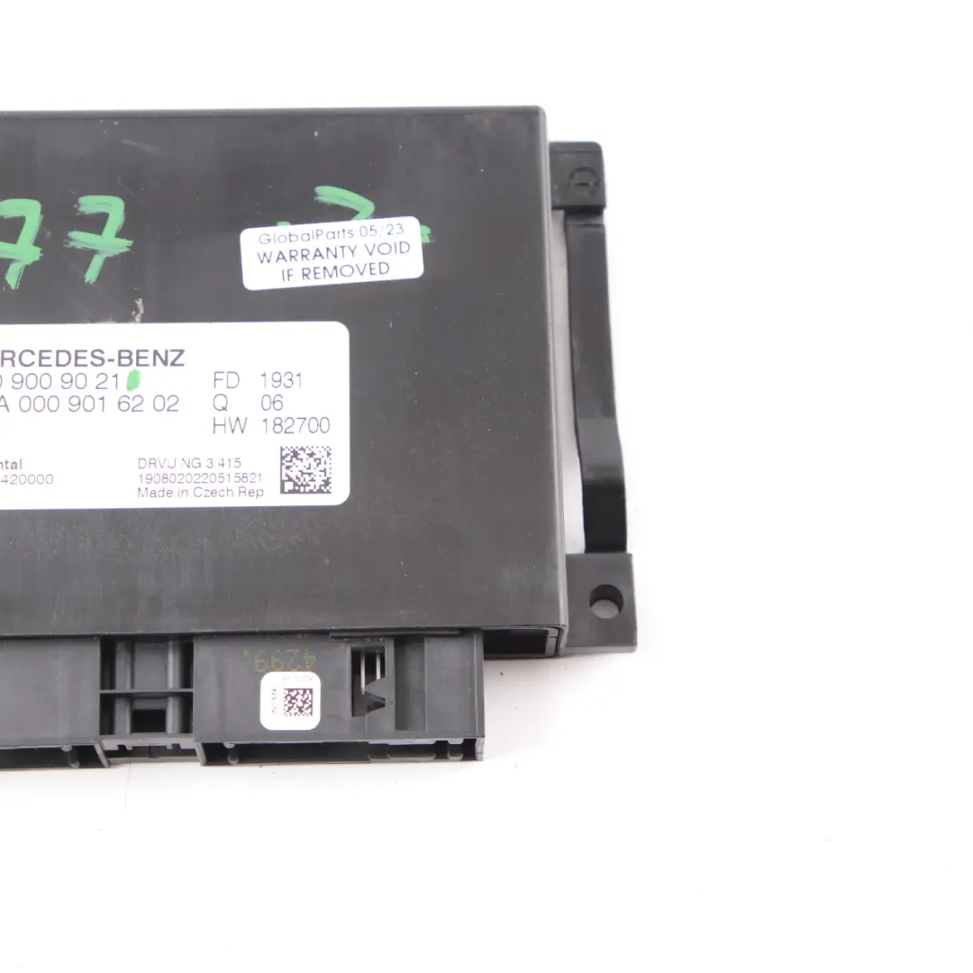 Mercedes W177 AMG Automatic Gearbox Transmission Control Module ECU A0009009021