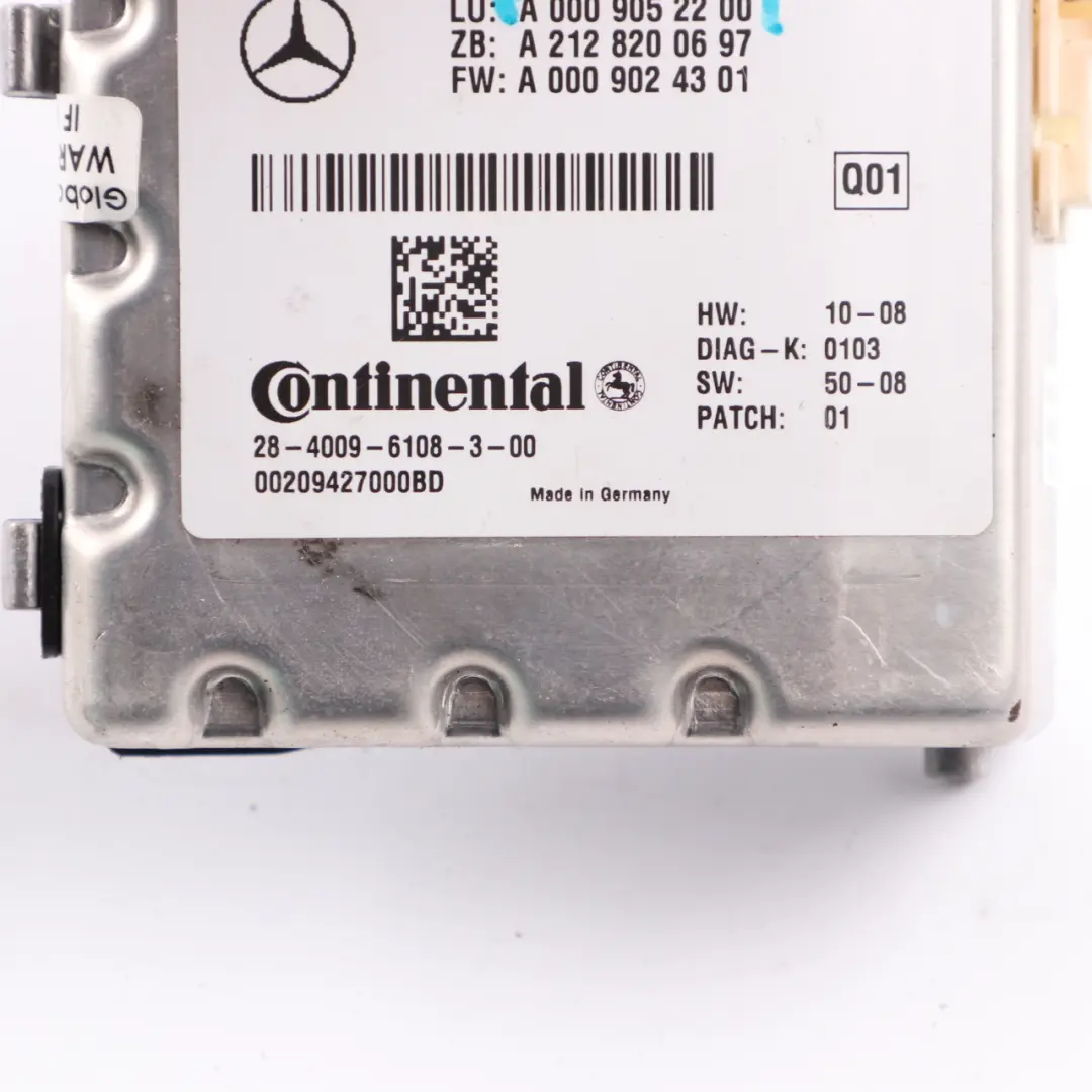 Windscreen Camera Mercedes W209 W212 W221 Front Control Unit Module A0009052200