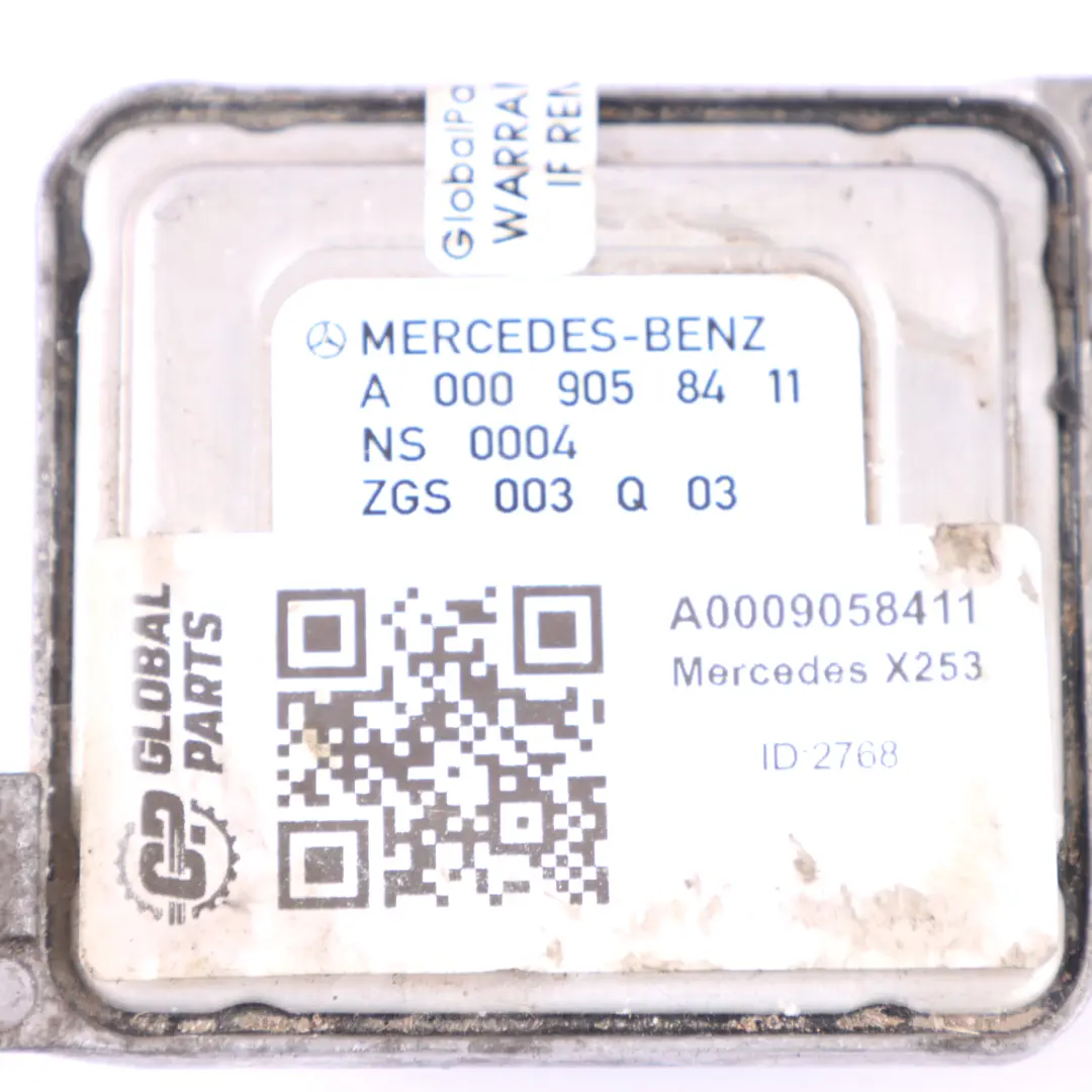 Knox Sensor Mercedes X253 GLC 220d de óxido de nitrógeno de escape A0009058411