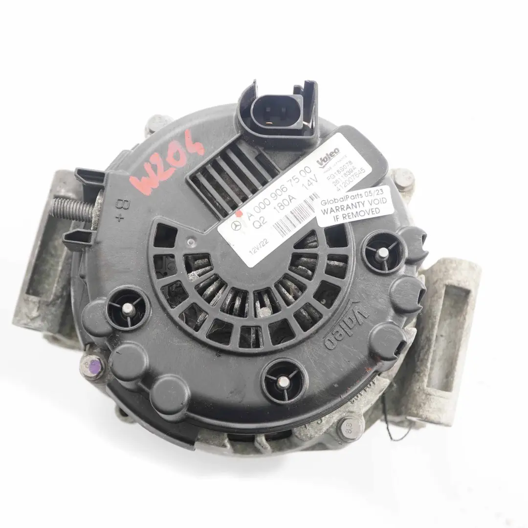 Alternador Generador Mercedes W204 W212 Motor Diesel Valeo 180A 14V A0009067500