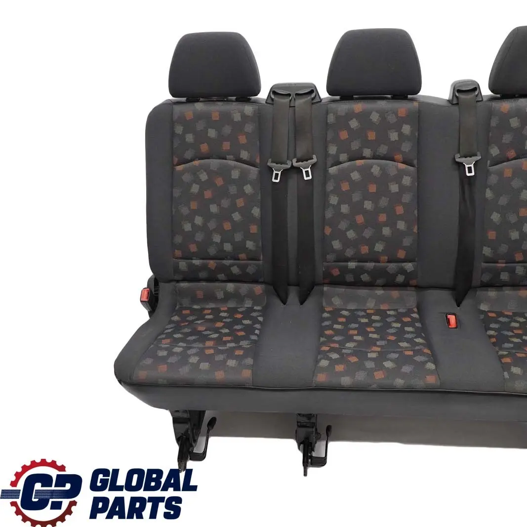 Mercedes-Benz Vito Rear SeatCloth Fabric Backrest Bench Sofa Mateo Anthracite