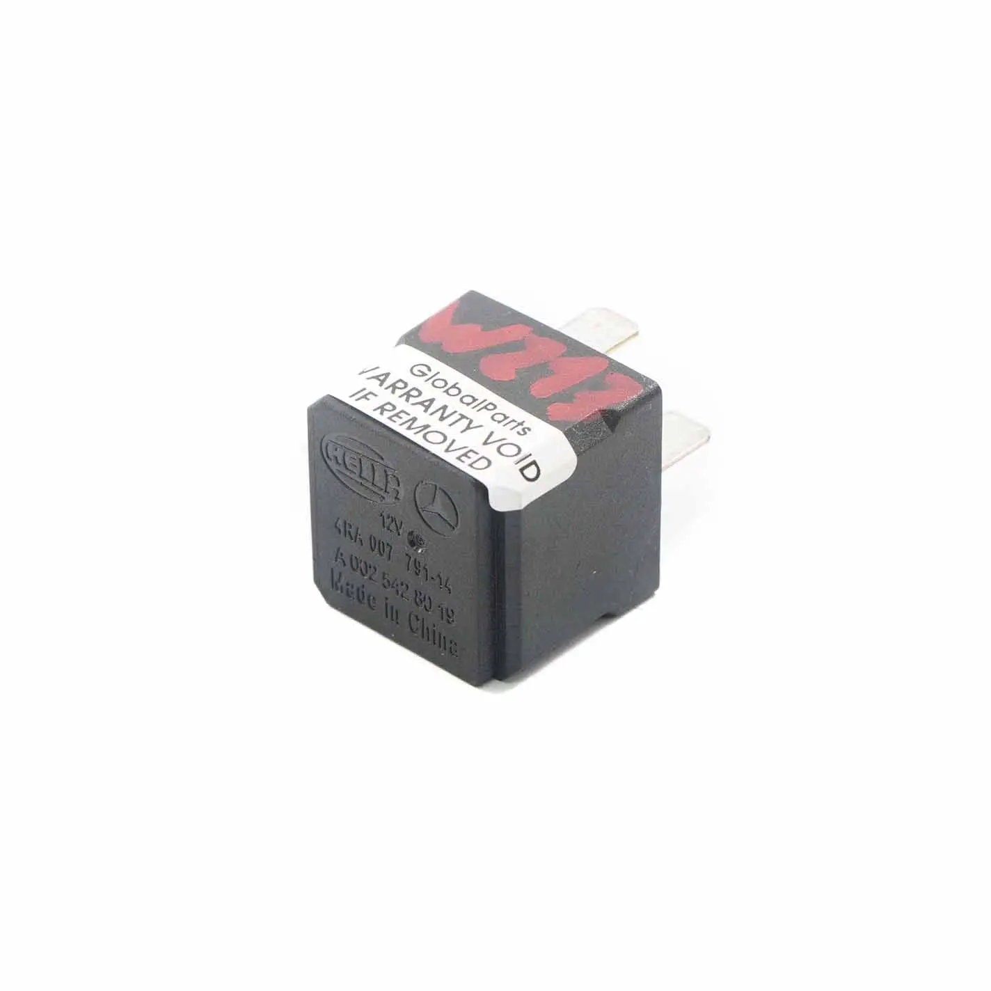 Mercedes W213 Relé de Potencia 4 Pin 12V Hella A0009828223