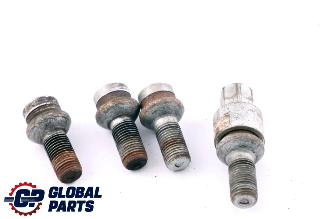 Mercedes W169 W204 W211 Pernos de rueda trasera delantera Set A0009904907