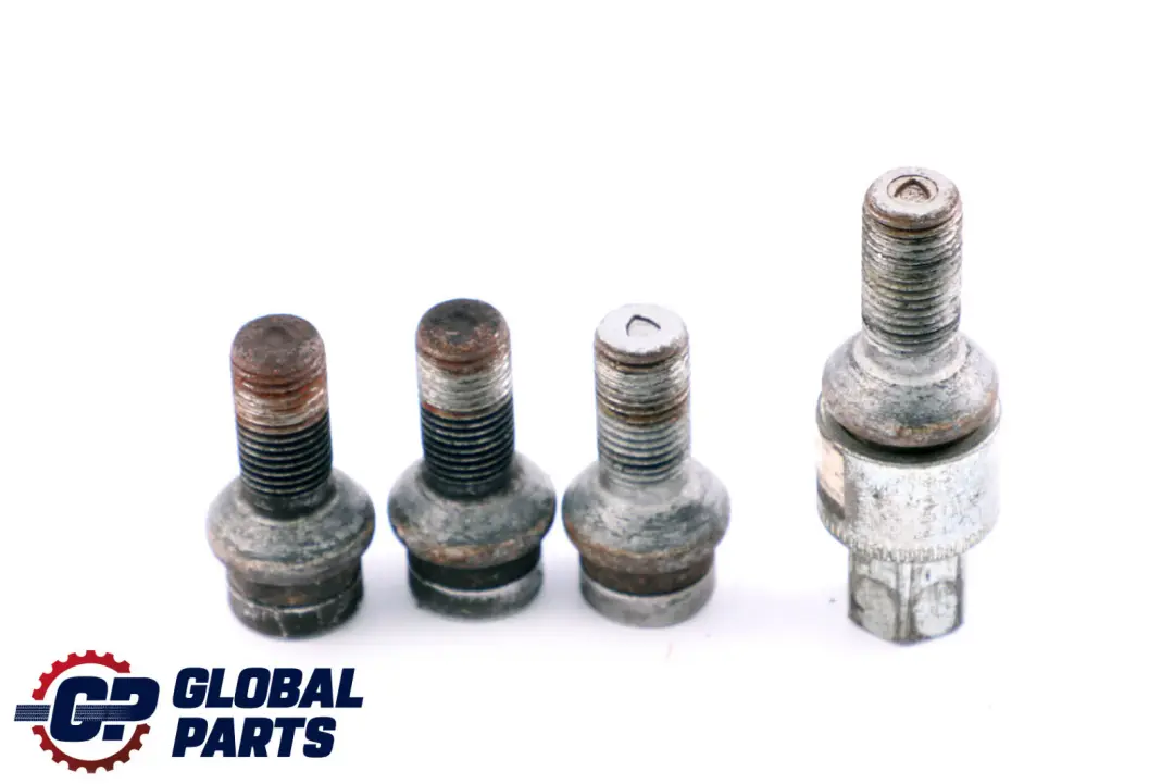 Mercedes W169 W204 W211 Pernos de rueda trasera delantera Set A0009904907