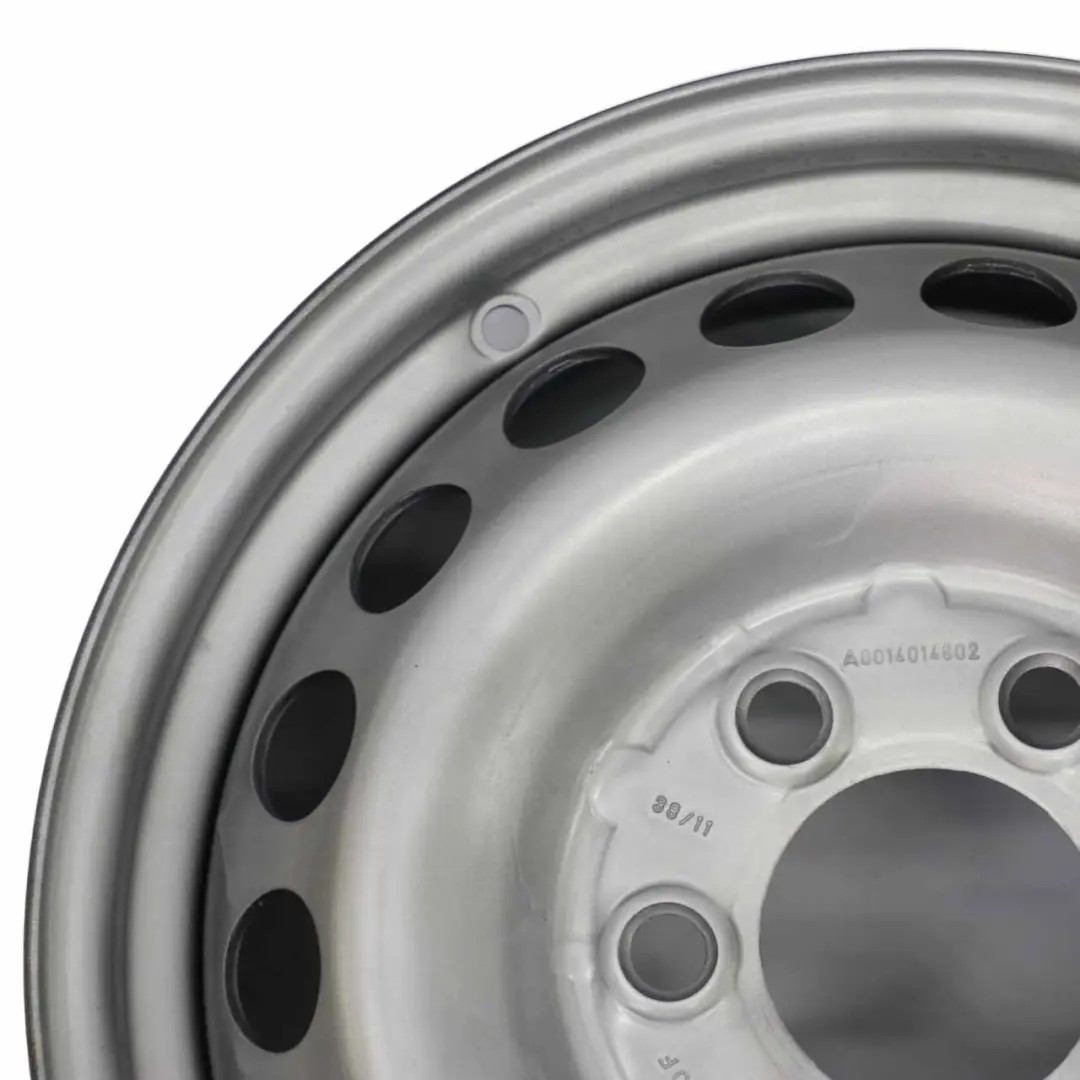 Mercedes Sprinter W906 Llanta de acero plateada 16" 6,5J ET:62 A0014014802