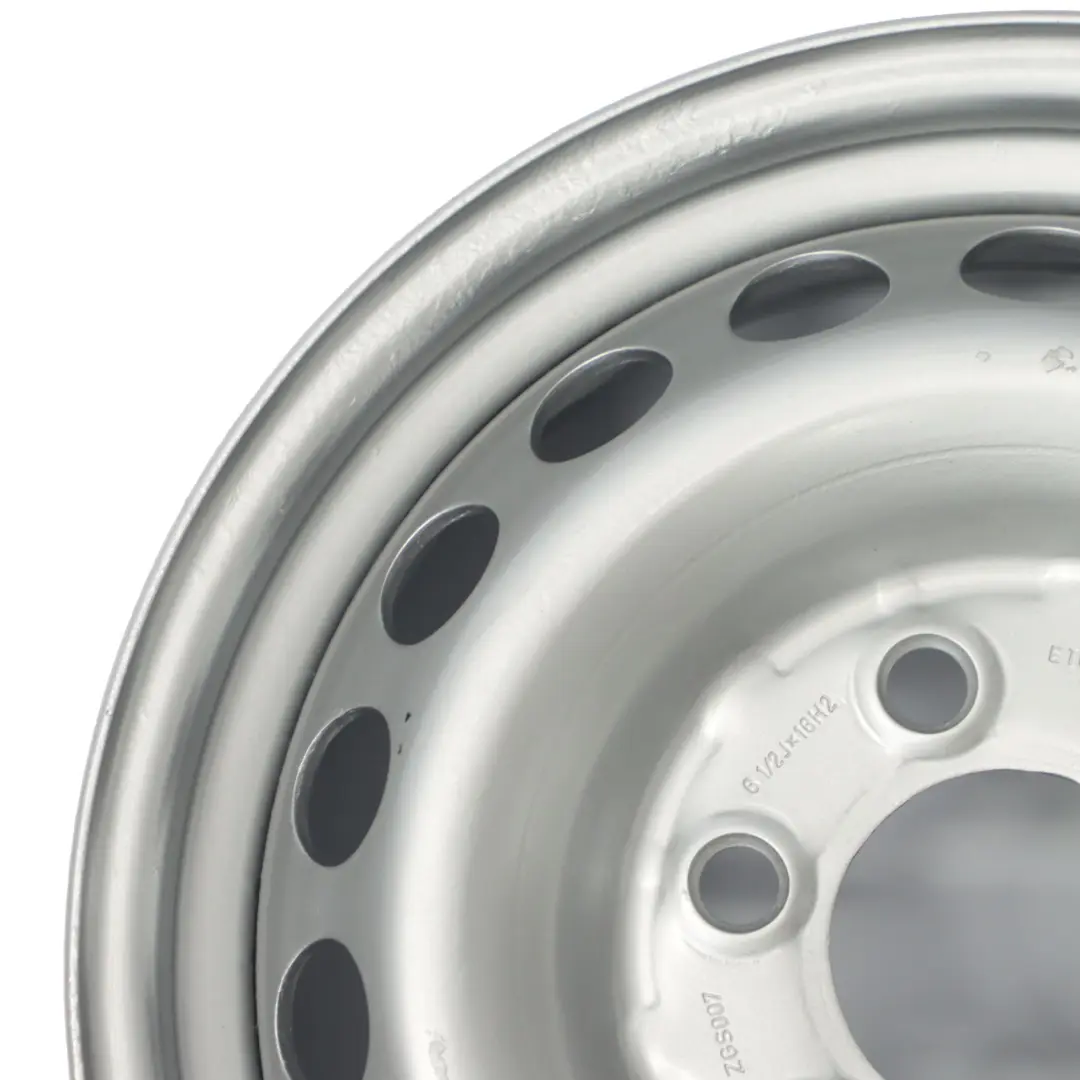 Mercedes Sprinter W906 Silberne Stahlfelge Felge 16" 6,5J ET:62 A0014014802