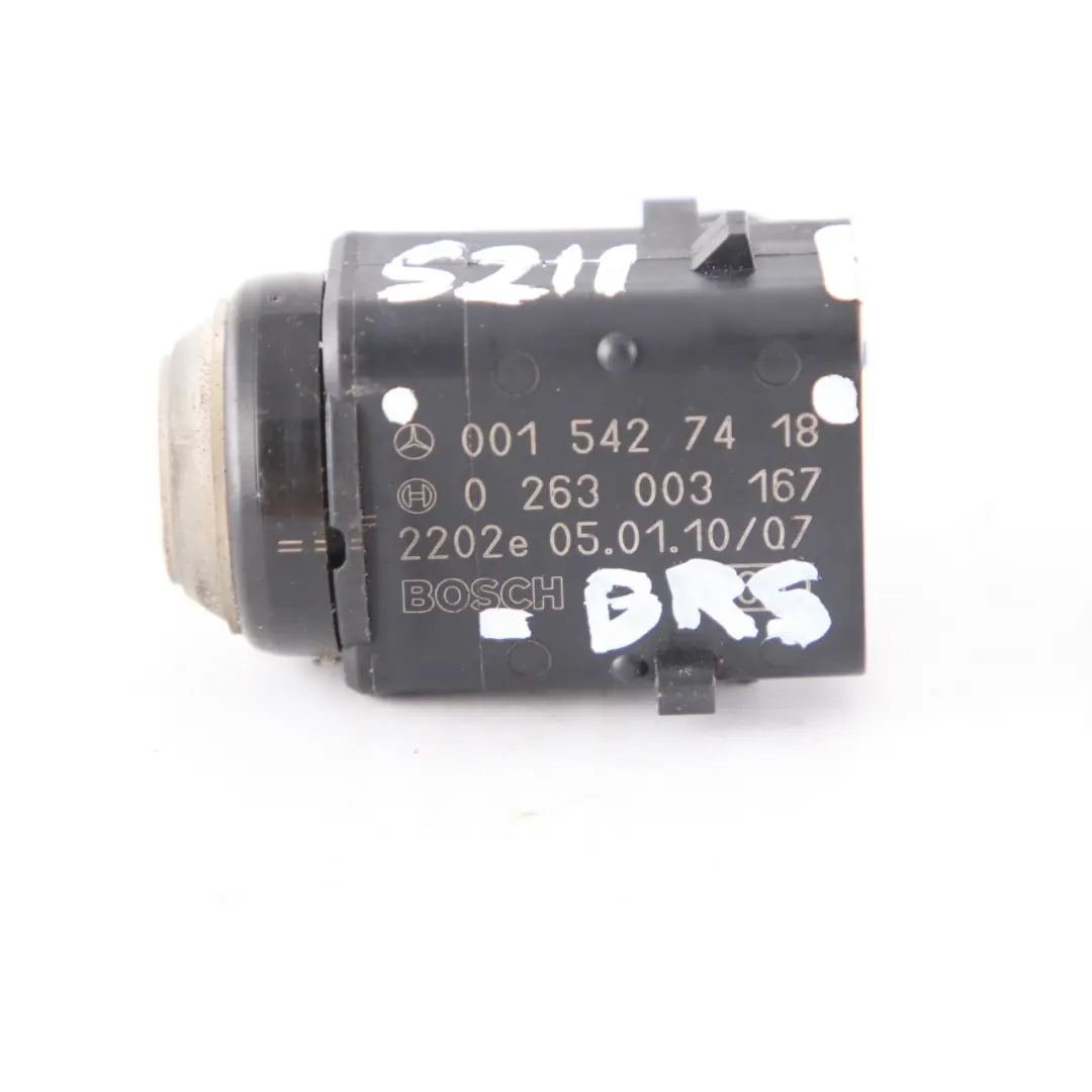 Mercedes W203 W211 Sensor de distancia de aparcamiento PDC Brilliant Silver 9744