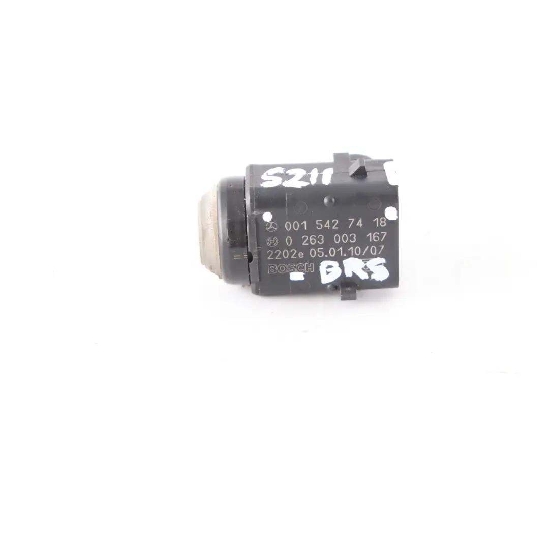 Mercedes W203 W211 Sensor de distancia de aparcamiento PDC Brilliant Silver 9744