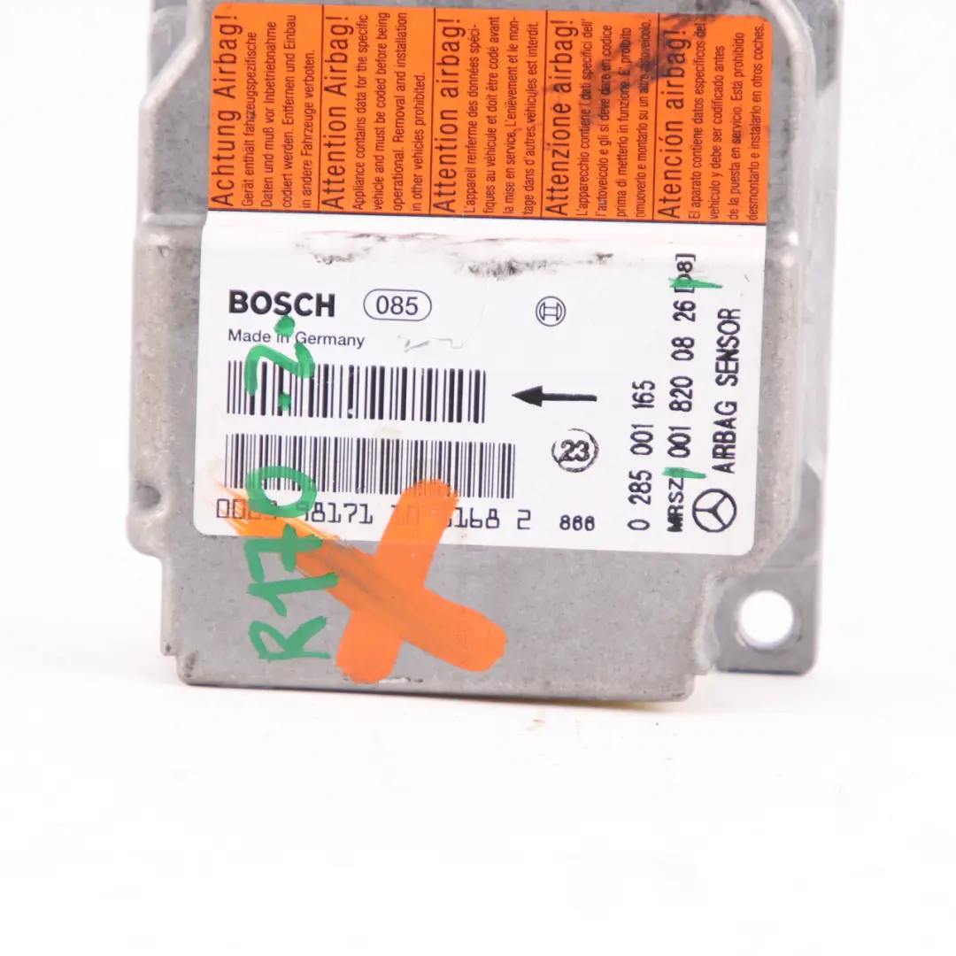 Mercedes SLK R170 W202 W210 Moduł Sterujący SRS ECU Bosch A0018200826