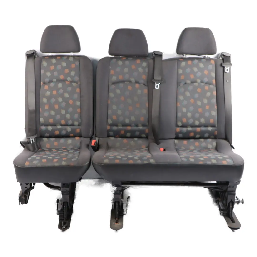 Mercedes Vito W639 Rear Seats Three Seater Seat Bench Backrest Cloth Fabric