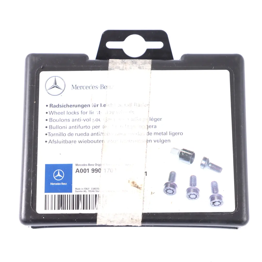 Antirrobo Pernos Mercedes X253 W204 W213 Rueda Seguro Pernos Set A0019901707