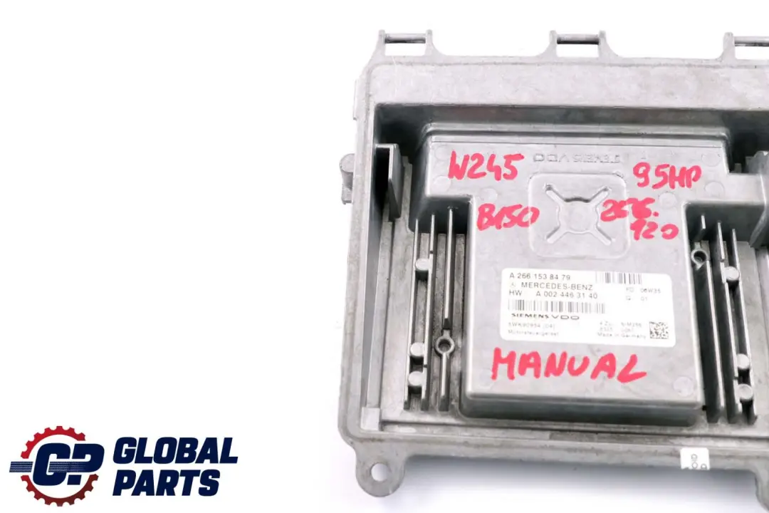 Mercedes-Benz W169 W245 Petrol M266 Engine Control Module A2661538479 Manual