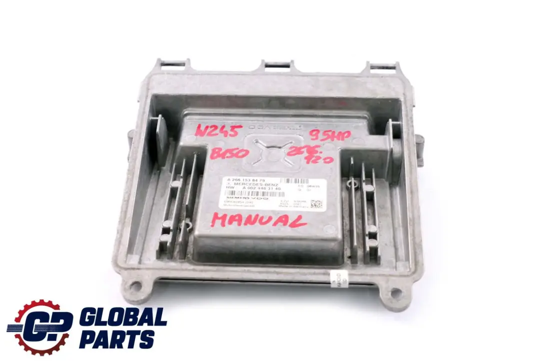 Mercedes-Benz W169 W245 Petrol M266 Engine Control Module A2661538479 Manual