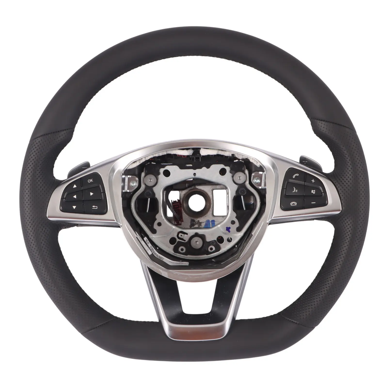 Mercedes GLE W166 C292 W292 NEW Black Leather Steering Wheel A0024602203