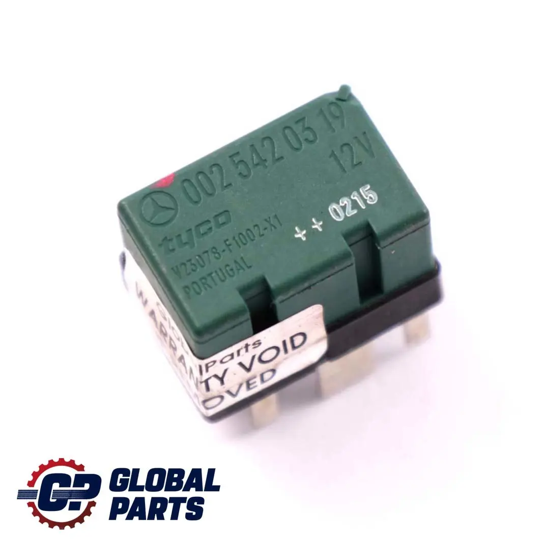 Mercedes A C Class W168 W202 W203 Relay 6-Pin Green Tyco A0025420319