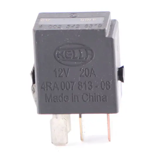 Mercedes W176 W204 C207 W212 C218 W246 Relé 4-Pin Negro Hella 12V A0025428319