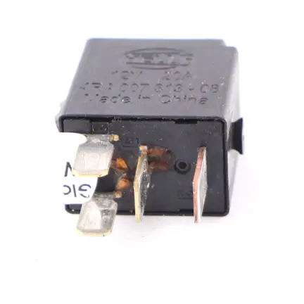 Mercedes W176 W204 C207 W212 C218 W246 Relé 4-Pin Negro Hella 12V A0025428319