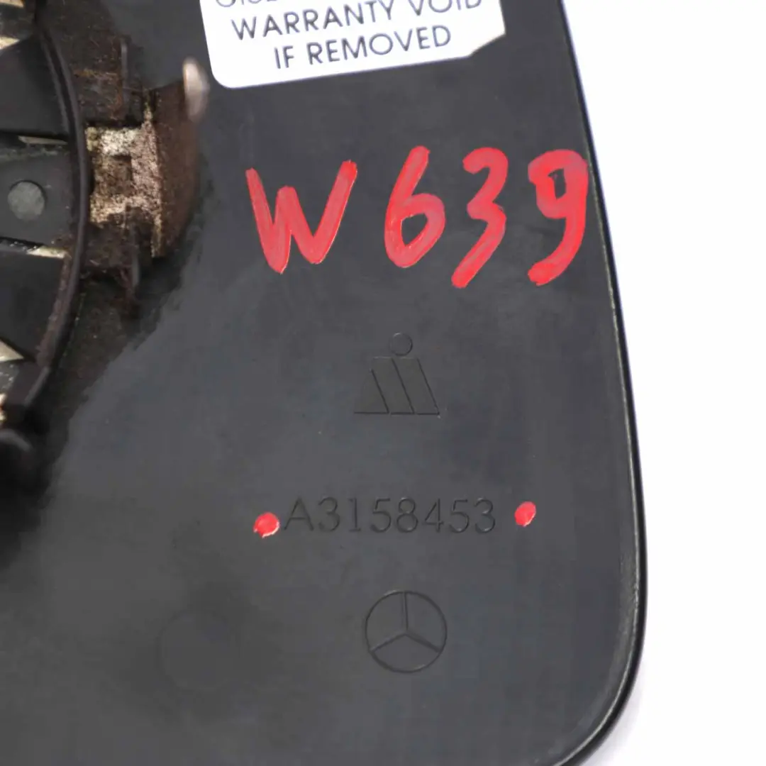 Mercedes W639 Szkło Wkład Lusterka Lewe Grzane