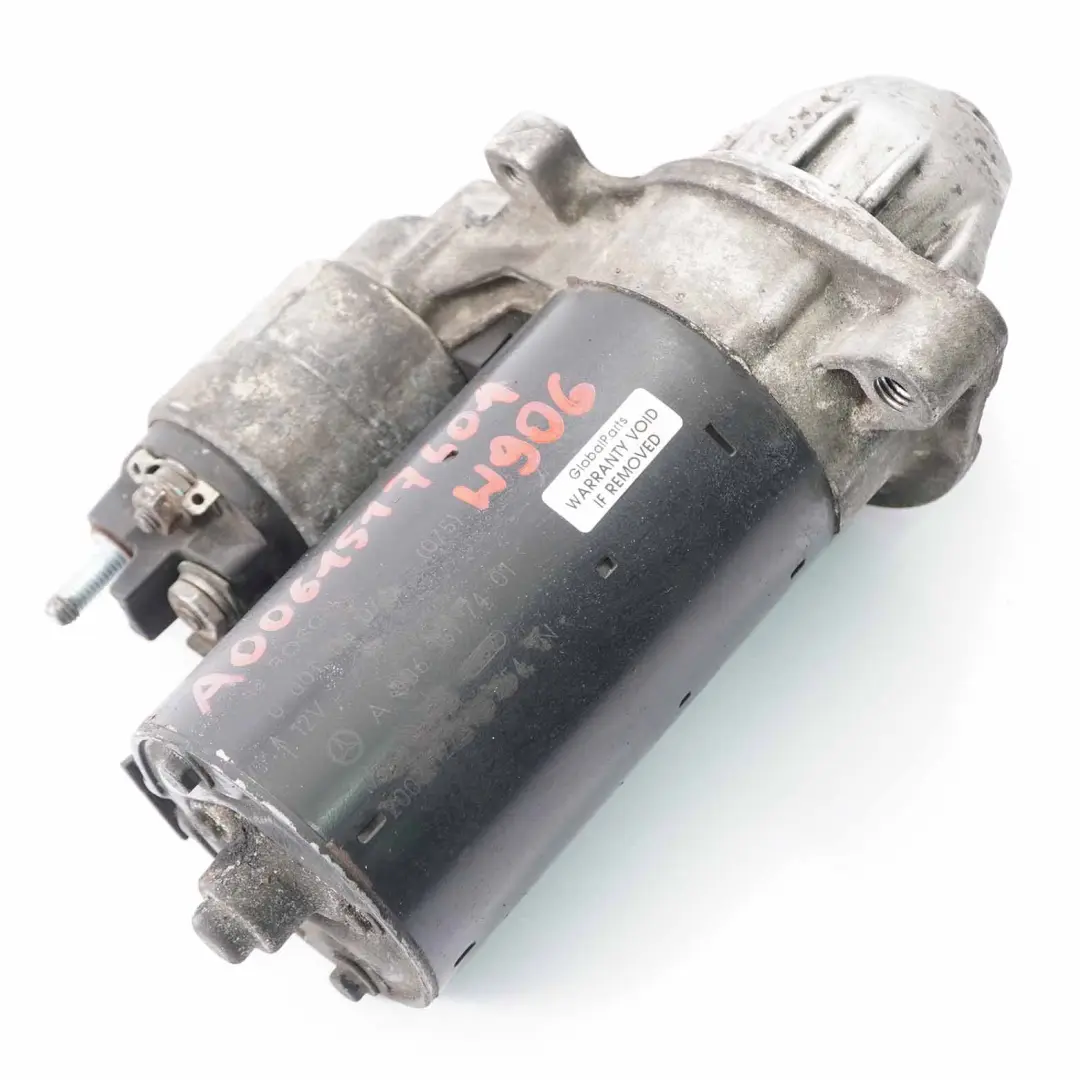 Motor de arranque Motor diesel Mercedes Sprinter W906 OM651 0986021360